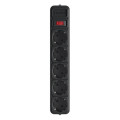 Gembird Фільтр живлення Gembird 5 розеток 4,5м Black (SPG5-G-15B)