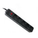 Gembird Фільтр живлення Gembird 5 розеток 4,5м Black (SPG5-G-15B)
