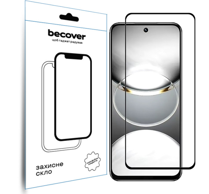 BeCover Захисне скло BeCover для Tecno Spark 30C 4G/5G Black (712319)