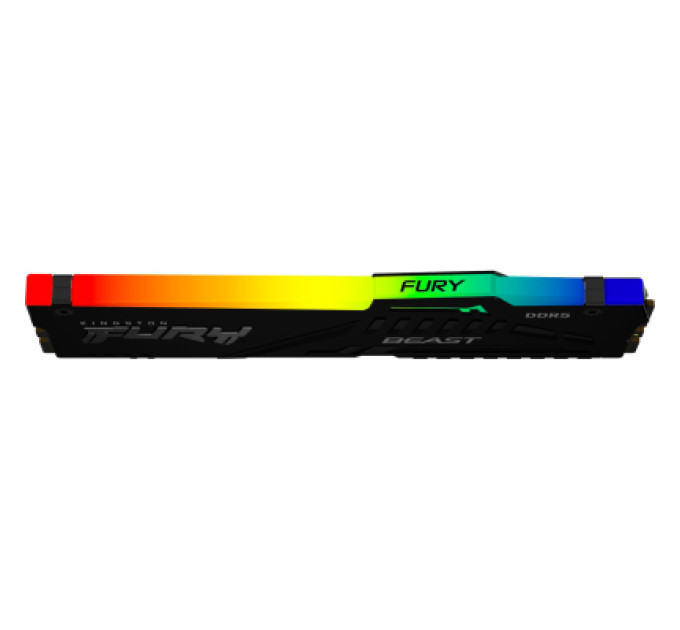 Kingston Fury (ex.HyperX) Модуль пам'яті для комп'ютера DDR5 64GB (2x32GB) 5600 MHz Beast RGB EXPO Black Kingston Fury (ex.HyperX) (KF556C40BBA-64)