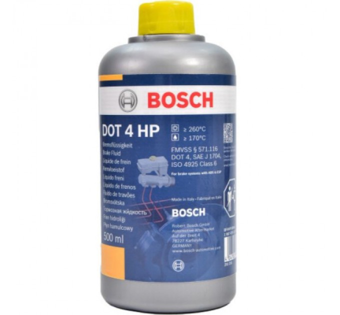 Гальмівна рідина Bosch DOT 4 0.5л (1 987 479 112)