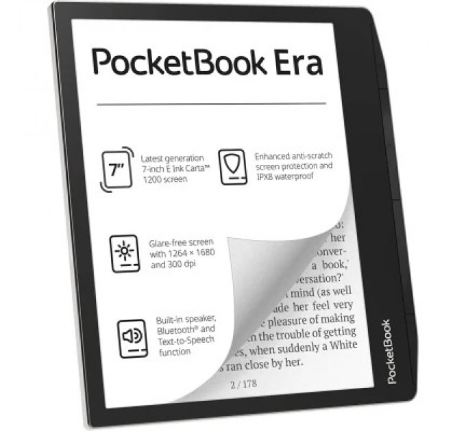 Електронна книга Pocketbook 700, Era, Stardust Silver (PB700-U-16-WW)