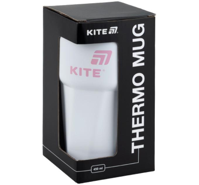 Kite Термокружка Kite 450 мл біло-рожева (K25-1220-3)