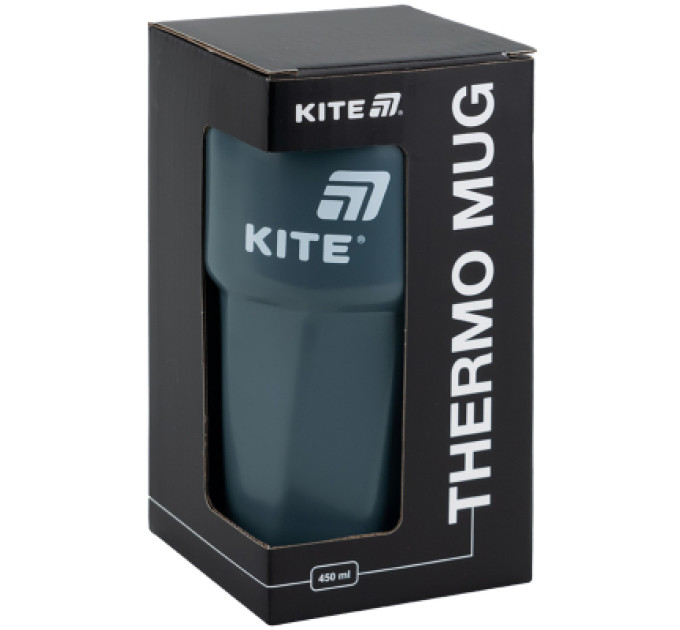 Kite Термокружка Kite 450 мл сіра (K25-1220-1)