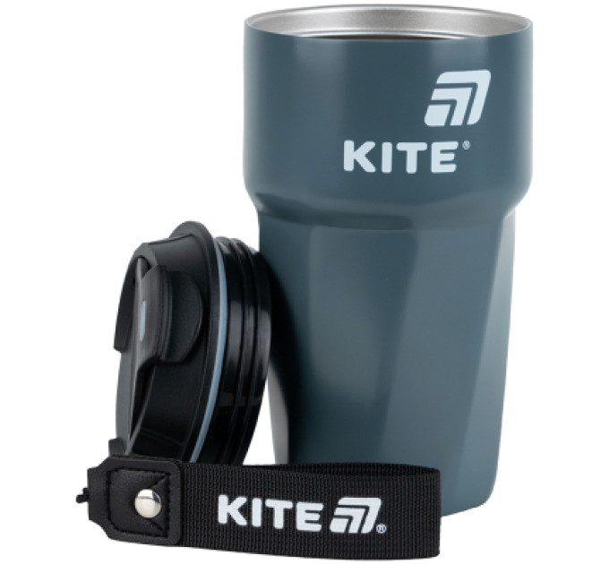 Kite Термокружка Kite 450 мл сіра (K25-1220-1)