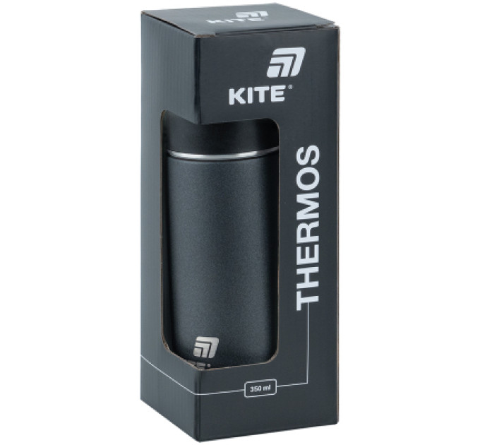 Kite Термос Kite 350 мл чорний (K25-1223-1)