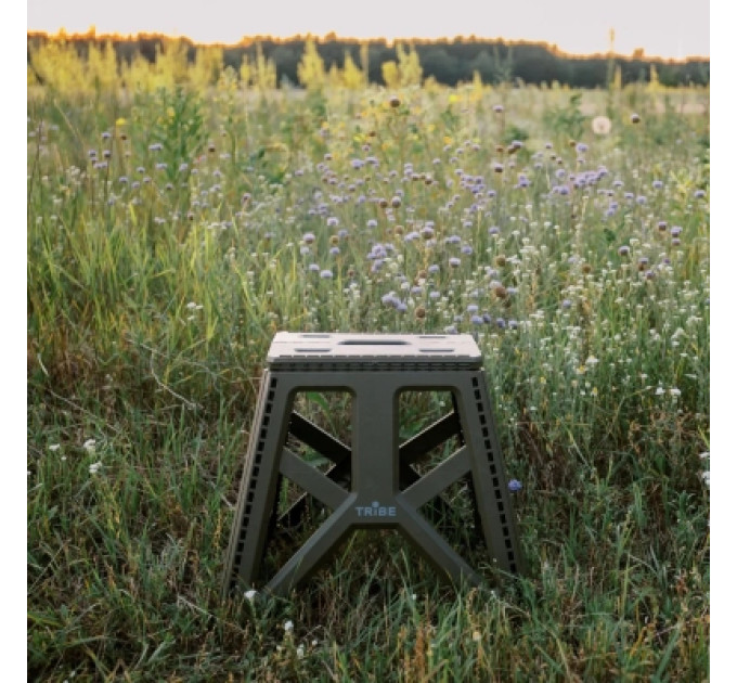 Tribe Стілець складаний Tribe Camp Chair High пластиковий Olive (T-EF-0002-olive)