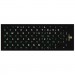 XoKo Наклейка на клавіатуру XoKo 48 keys UA/rus green, Latin white (XK-KB-STCK-SM)