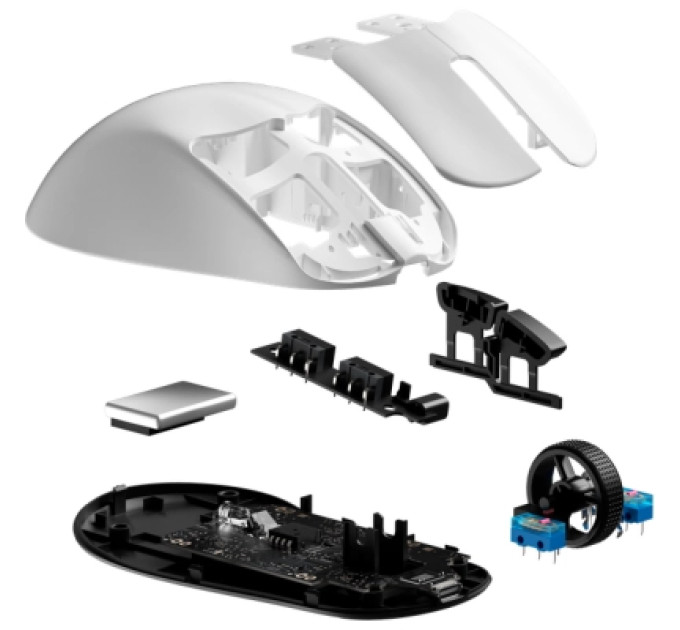 GamePro Мишка GamePro Asgard Surt Wireless/Bluetooth/USB White (GM017W)