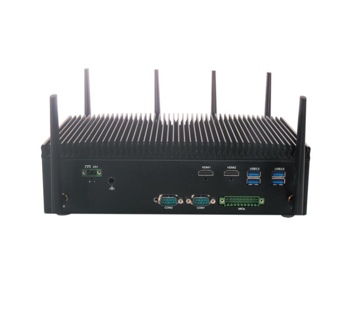 LANNER ПК- типу неттоп. IIOT-I530H Lanner Intel i7-1185GRE CPU with DDR4 SODIMM 32GB, 2*HDMI, 2* 2.5GbE & 6*GbE PoE+, 2*RS-232/422/485, 4*USB3.0, Audio, DIO, 1* M.2 B 3042/3052 w/ dual-SIM sockets, 1* M.2 E