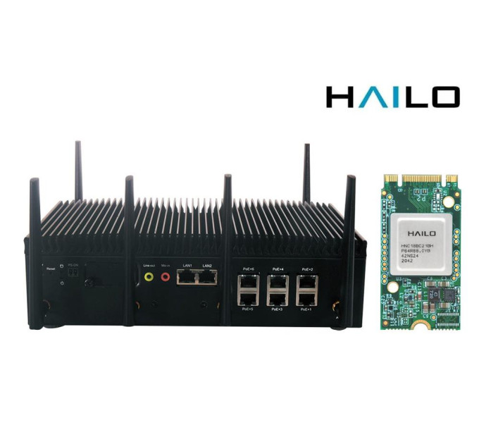 LANNER ПК- типу неттоп. IIOT-I530H Lanner Intel i7-1185GRE CPU with DDR4 SODIMM 32GB, 2*HDMI, 2* 2.5GbE & 6*GbE PoE+, 2*RS-232/422/485, 4*USB3.0, Audio, DIO, 1* M.2 B 3042/3052 w/ dual-SIM sockets, 1* M.2 E