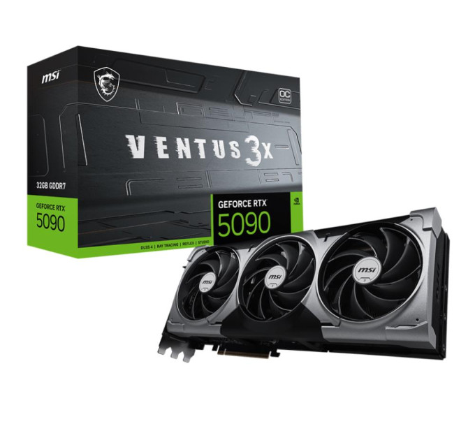 MSI Відеокарта PCIE16 RTX5090 32GB GDDR7 RTX5090 32G VEN 3X OC MSI