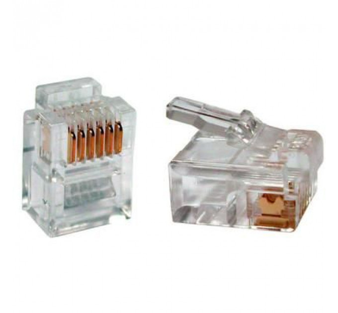 Конектор Patron RJ12 6P6C * 40 (CON-RJ-12-6P6C-40)