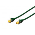 Assmann Патч-корд CAT 6A S-FTP, Cu, LSZH AWG 26/7, довжина 3 м, колір зелений, DK-1644-A-030/G DIGITUS by ASSMANN