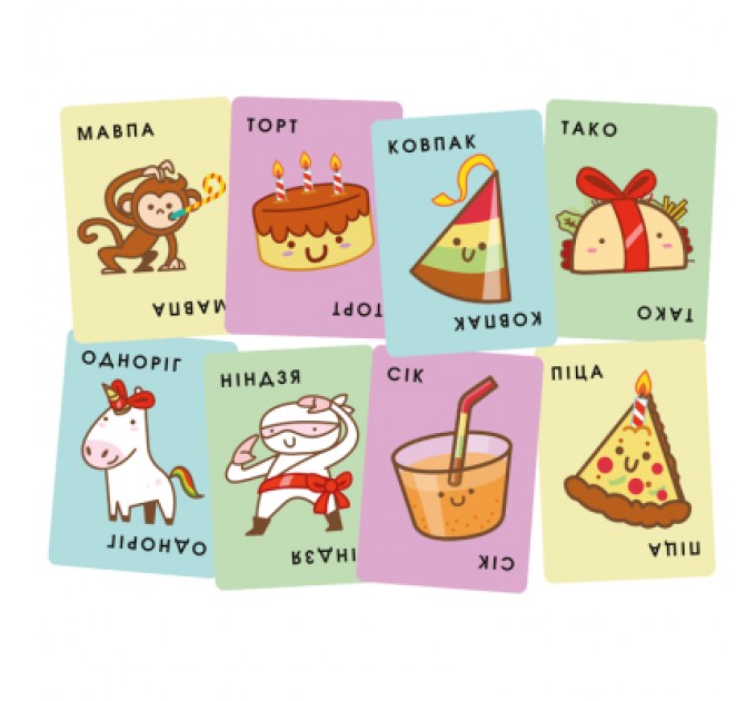 Настільна гра Feelindigo Тако Сік Ковпак Торт Піца (FI22050)