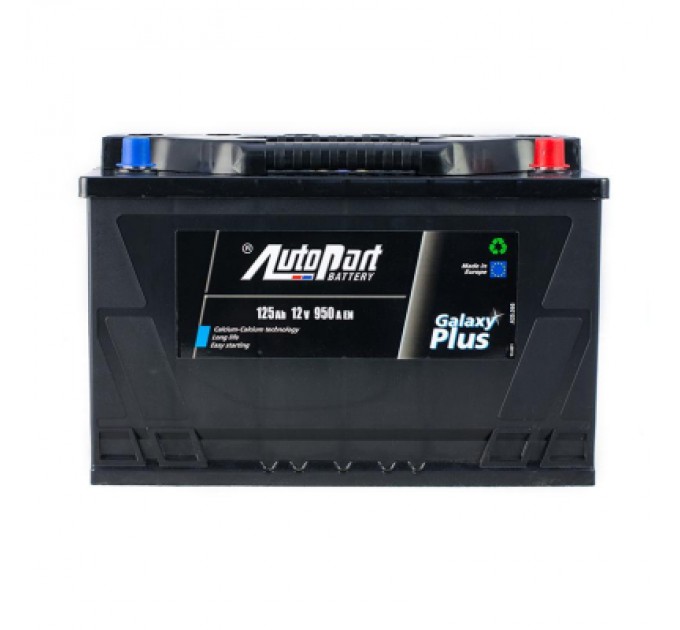 Акумулятор автомобільний AutoPart 125 Ah/12V Euro Plus (ARL125-P00)