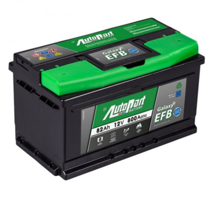 Акумулятор автомобільний AutoPart 82 Ah/12V Autopart Galaxy EFB_Start-Stop (ARL082-EFB)