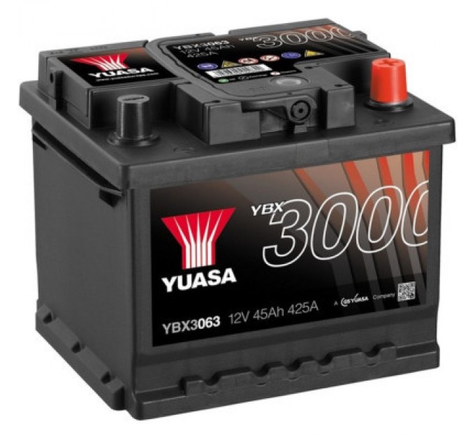 Акумулятор автомобільний Yuasa 12V 45Ah SMF Battery (YBX3063)