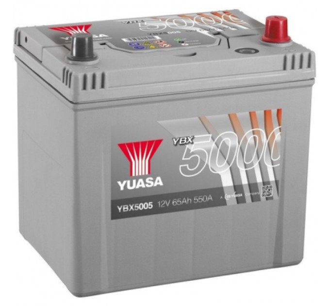 Акумулятор автомобільний Yuasa 12V 65Ah Silver High Performance Battery (YBX5005)
