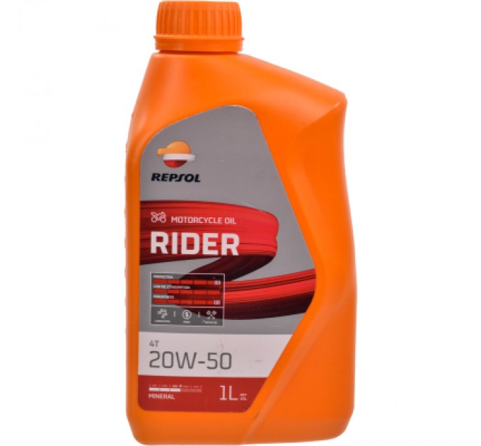 Моторна олива REPSOL RIDERTOWN 4T 20W-50 1л (RPP2131THA)