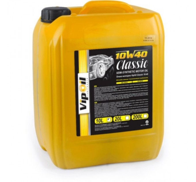 Моторна олива VIPOIL VipOil Classic 10W-40 SG/CD, 10л (0162835)