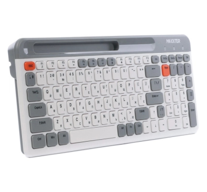 Maxxter Клавіатура Maxxter KBW-02G-UA Wireless Grey (KBW-02G-UA)