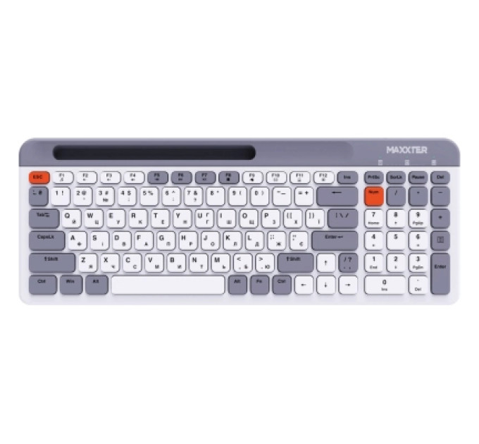 Maxxter Клавіатура Maxxter KBW-02G-UA Wireless Grey (KBW-02G-UA)