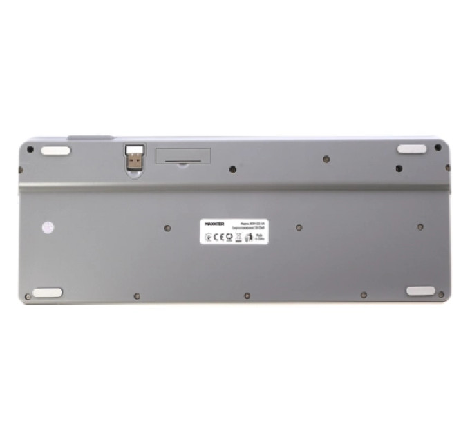 Maxxter Клавіатура Maxxter KBW-02G-UA Wireless Grey (KBW-02G-UA)