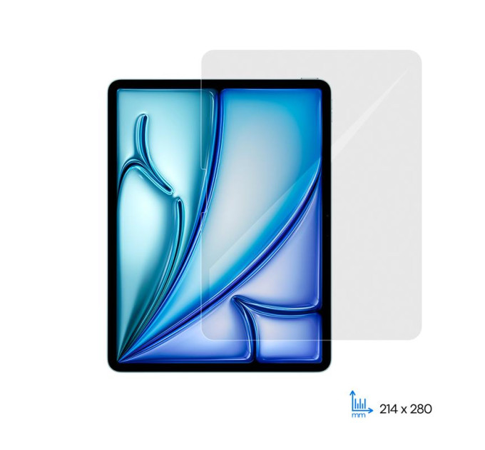 2E Скло захисне 2E iPad Air 13" (2024-2025), 2.5D (2E-IP-IPD-A13-LT2.5D-CL)
