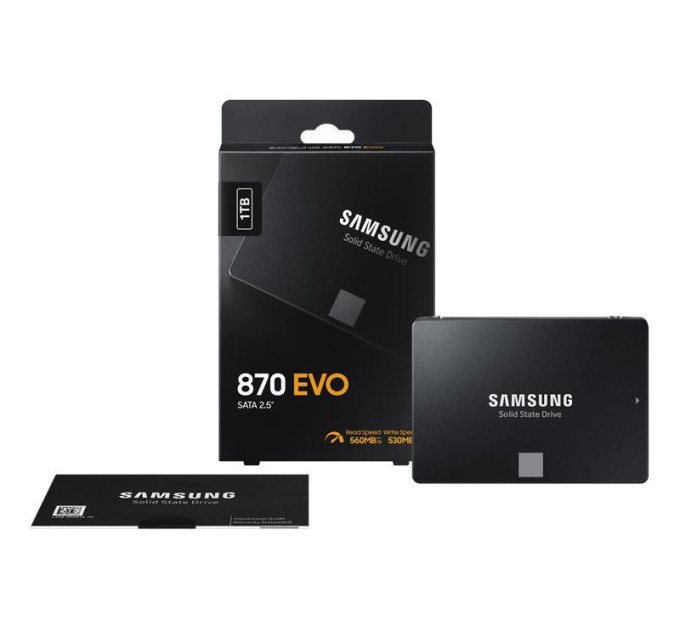 Samsung Накопичувач SSD 2.5" 1TB 870 EVO Samsung (MZ-77E1T0B/EU)