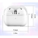 BeCover Чохол для навушників BeCover Soft TPU для Samsung Galaxy Buds 3 Pro Transparent (712007)