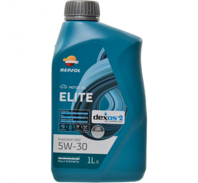 Моторна олива REPSOL ELITE EVOLUTION DX2 5W-30 1л (RPP0050IHA)