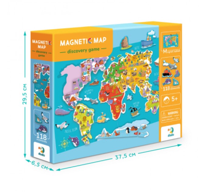 Настільна гра DoDo Магнітна Мапа (200201)