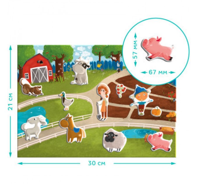 Настільна гра DoDo Магнітна Ферма (200206)