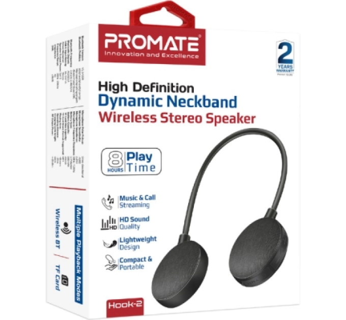 Promate Акустична система Promate Hook-2 10W Black (hook-2)