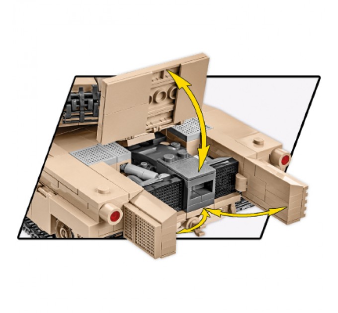 Конструктор Cobi Танк M1A2 Абрамс, 975 деталей (COBI-2622)