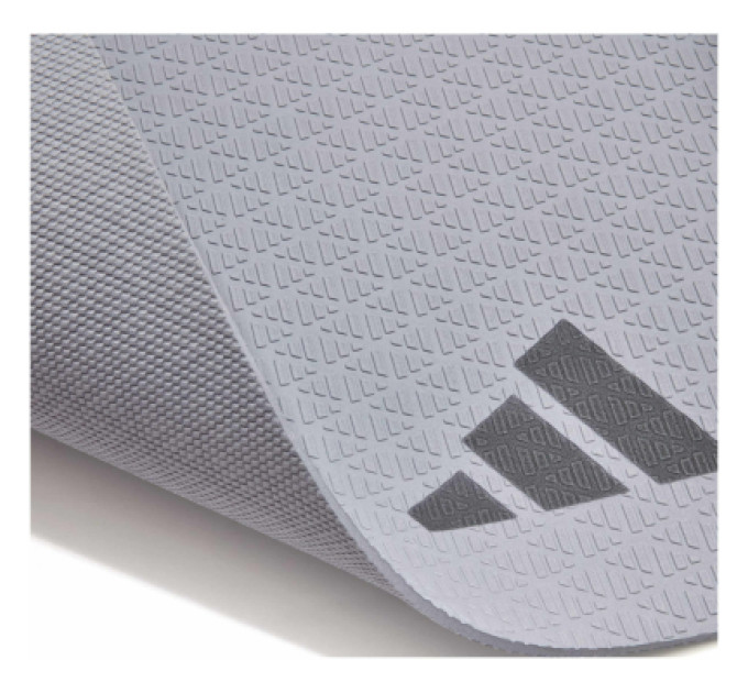 Adidas Килимок для йоги Adidas Yoga Mat ADYG-10001SV Уні 173 х 61 х 0,4 см сірий (885652026642)