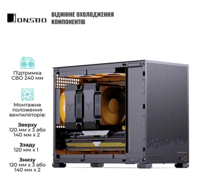 JONSBO Корпус JONSBO D32 STD Black