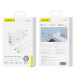 Foneng Зарядний пристрій Foneng GaN10 (1хUSB, 2хUSB-C) 65W White (GaN10-EU-CH-TC-W) + кабель USB Type-C
