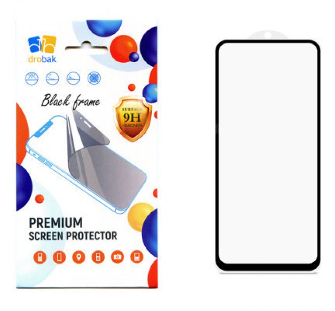 Скло захисне Drobak Poco M5s (Black) (717141)
