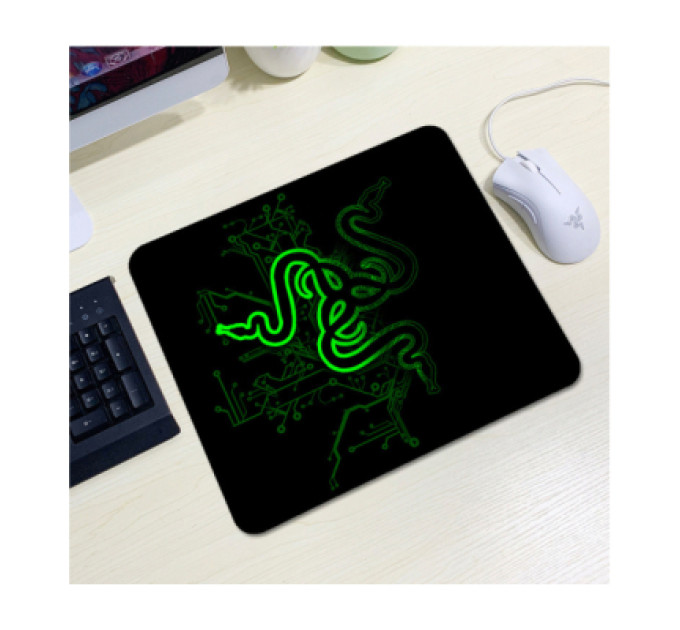 Voltronic Килимок для мишки Voltronic Razer 13 Black/Green (YT-RZ13)