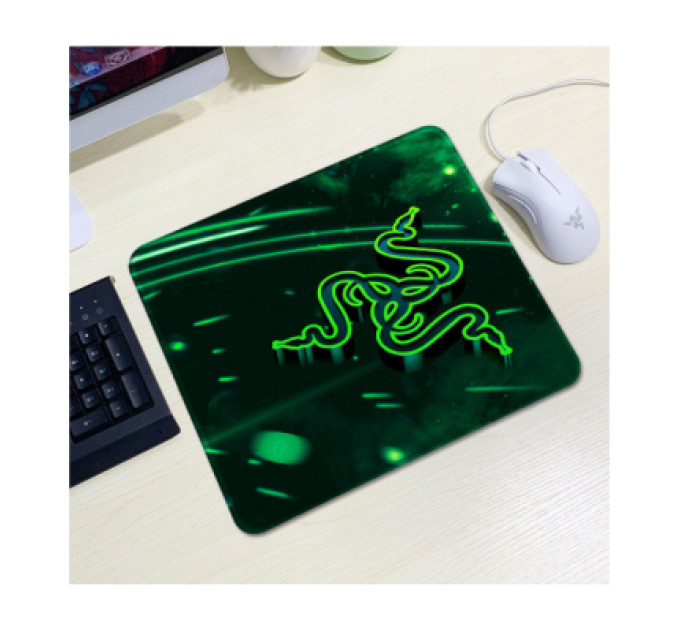 Voltronic Килимок для мишки Voltronic Razer 8 Black/Green (YT-RZ8)