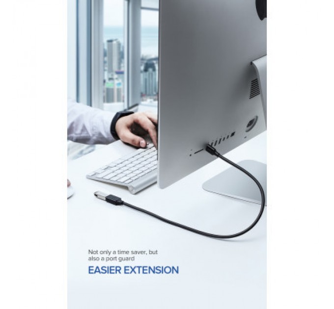 Дата кабель USB 3.0 AM/AF 2.0m US129 Black UGREEN (10373)