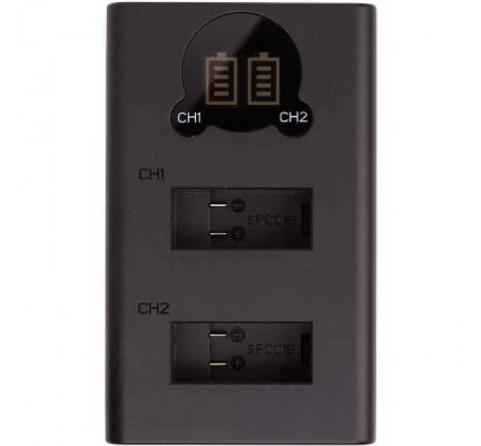 Зарядний пристрій для фото PowerPlant GoPro SPCC1B with display 2 slots (CH980253)