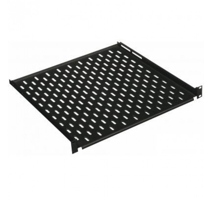 Полка 19" Conteg 1U глуб. 550 мм. RAL9005 (DP-PT-550)