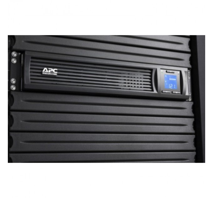 Пристрій безперебійного живлення APC Smart-UPS C 1000VA LCD RM 2U with SmartConnect (SMC1000I-2UC)