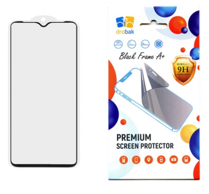Скло захисне Drobak Motorola Moto E13 (Black) (535303) (535303)