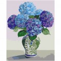 Картина по номерам Rosa Start Сині гортензії 35 х 45 см (4823098535874)