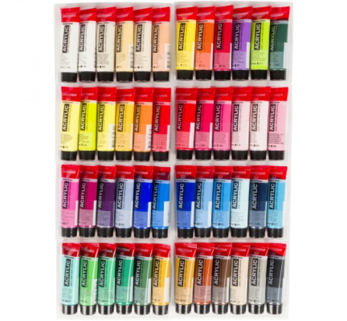 Акрилові фарби Royal Talens Amsterdam General Selection 48 кольорів по 20 мл (8712079451073)