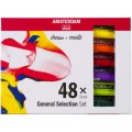 Акрилові фарби Royal Talens Amsterdam General Selection 48 кольорів по 20 мл (8712079451073)
